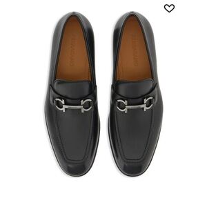 Ferragamo Gancini Horsebit leather loafers